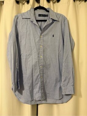 Polo Ralph Lauren Classic Blue Button-down Shirt in Size 15 1/2